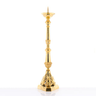 Brass candlestick 80 cm - elegant sacred ornament