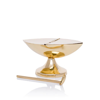 Brass Incense Boat with Spoon