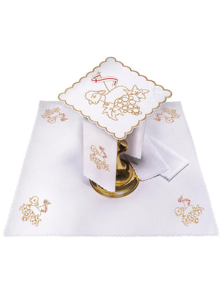 Embroidered Chalice Linen Easter Lamb - LITURGICAL SHOP