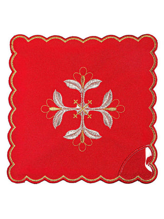 Embroidered Chalice set Red - LITURGICAL SHOP