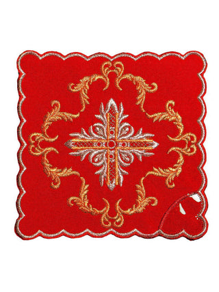 Embroidered Chalice set Red - LITURGICAL SHOP