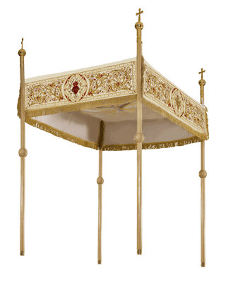 Embroidered baldachin large - LITURGICAL SHOP