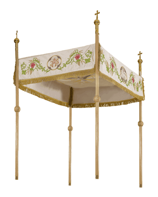 Embroidered canopy - LITURGICAL SHOP