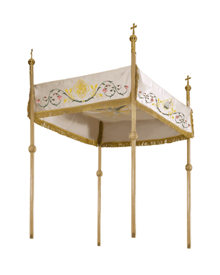 Embroidered canopy - LITURGICAL SHOP