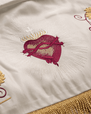 Embroidered canopy with chalice motif - LITURGICAL SHOP