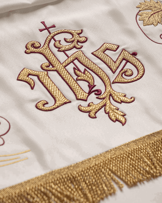 Embroidered canopy with chalice motif - LITURGICAL SHOP