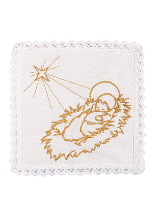 Embroidered chalice linen Christmas - LITURGICAL SHOP