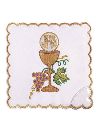 Embroidered chalice set with a chalice motif - LITURGICAL SHOP