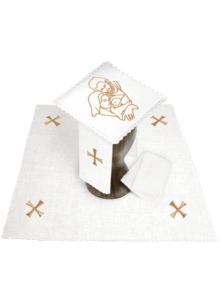 Linen cup linen Christmas - LITURGICAL SHOP