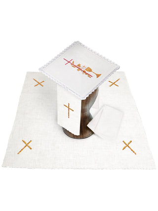 Linen cup linen Cross Chalice - LITURGICAL SHOP