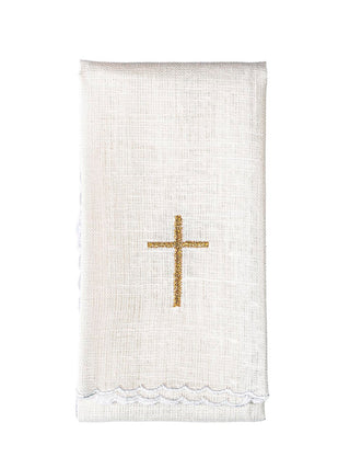 Linen cup linen with lamb embroidery - LITURGICAL SHOP