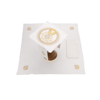 Linen embroidered chalice linen - LITURGICAL SHOP