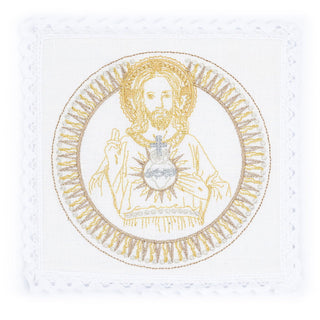 Linen embroidered chalice linen - LITURGICAL SHOP