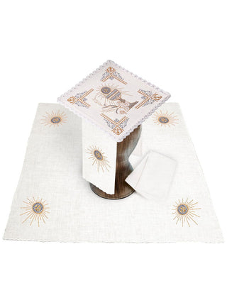 Linen embroidered chalice underwear - LITURGICAL SHOP