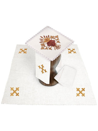 Linen embroidered chalice underwear - LITURGICAL SHOP