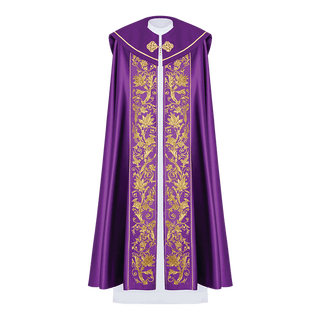 Liturgical chapel with embroidered chalice in purple - LITURGICAL SHOP