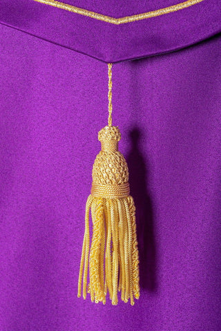 Liturgical chapel with embroidered chalice in purple - LITURGICAL SHOP