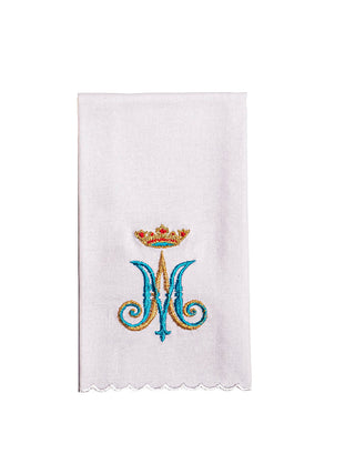 Marian embroidered chalice linen - LITURGICAL SHOP