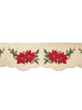 Metre with front embroidery Star of Bethlehem ecru - LITURGICAL SHOP