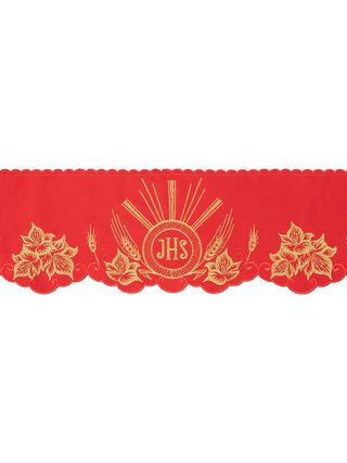 Metric with front embroidery IHS Red - LITURGICAL SHOP