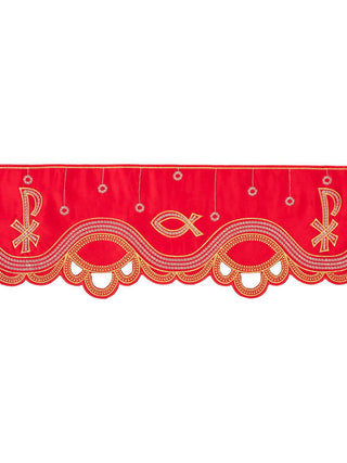 Metric with front embroidery PAX Red - LITURGICAL SHOP