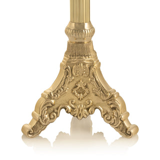 Brass candlestick 50 cm - gold finish