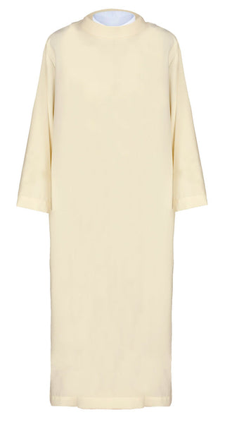 Priest's robe plain ecru - LITURGICAL SHOP