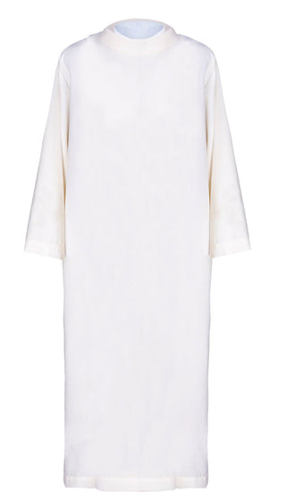 Priest's robe plain white - LITURGICAL SHOP