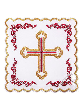 Red and gold chalice linen - LITURGICAL SHOP