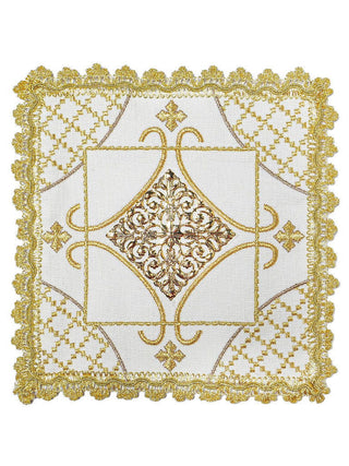 Richly Embroidered Chalice Set With IHS - LITURGICAL SHOP