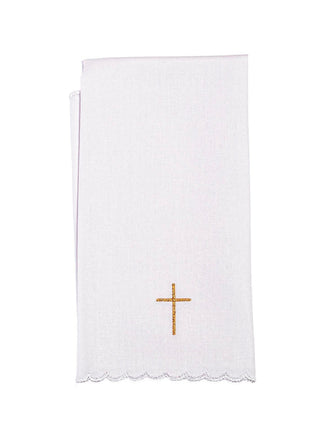 Richly decorated chalice linen with IHS embroidery - LITURGICAL SHOP