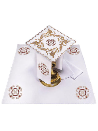 Richly embroidered chalice linen - LITURGICAL SHOP