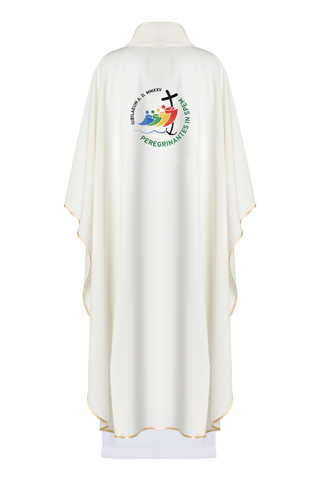 Jubilee Chasuble Rome 2025 with Ecru Embroidery